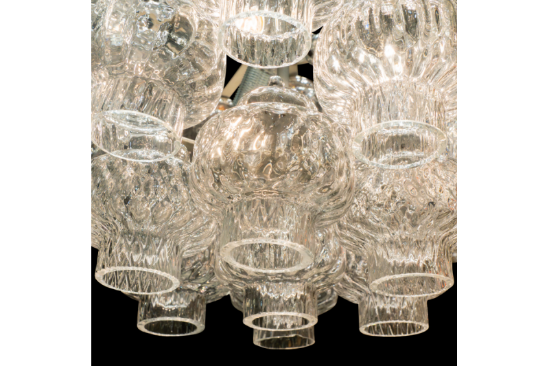 Murano glass chandeliers from the 70s.