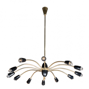 Stilnovo chandelier - Italy 1950