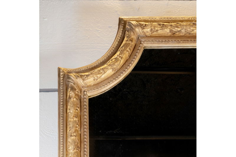Très grand miroir de style Louis XIV H.192 cm - L.137 cm