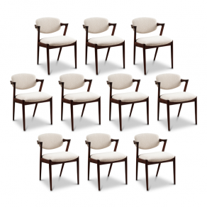 Ensemble 10 chaises scandinaves en...