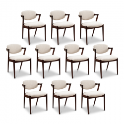 Ensemble 10 chaises scandinaves en...