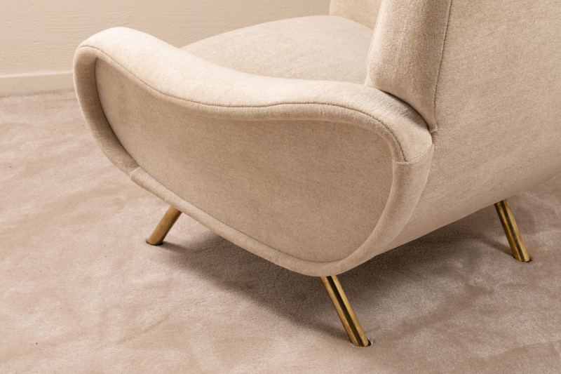 Pair of Marco Zanuso “Lady” armchairs