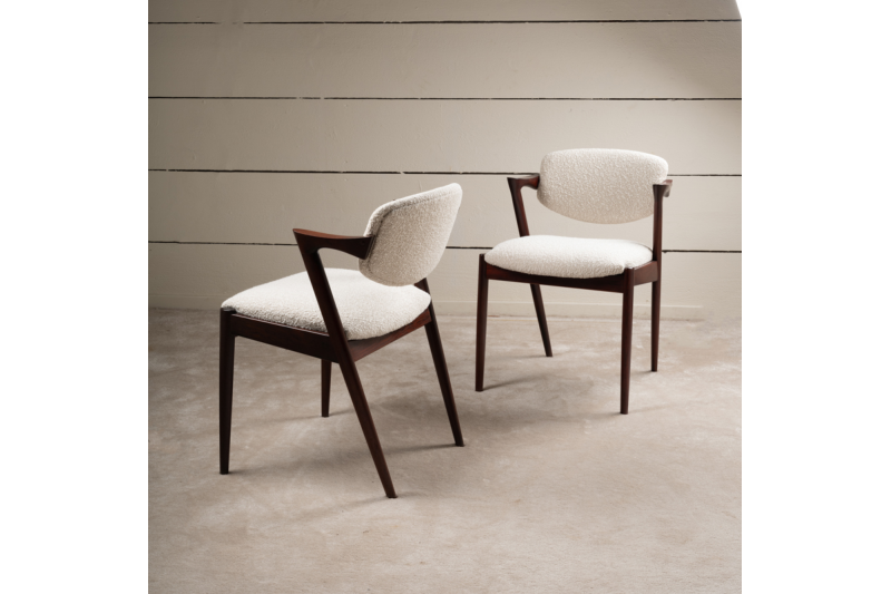 1960 Set of 12 Scandinavian teak chairs