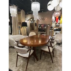 Table en teck clair Danemark 1960