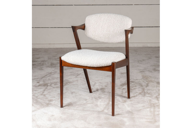 Ensemble de 6 Chaises Kai Kristiansen en palissandre 1960