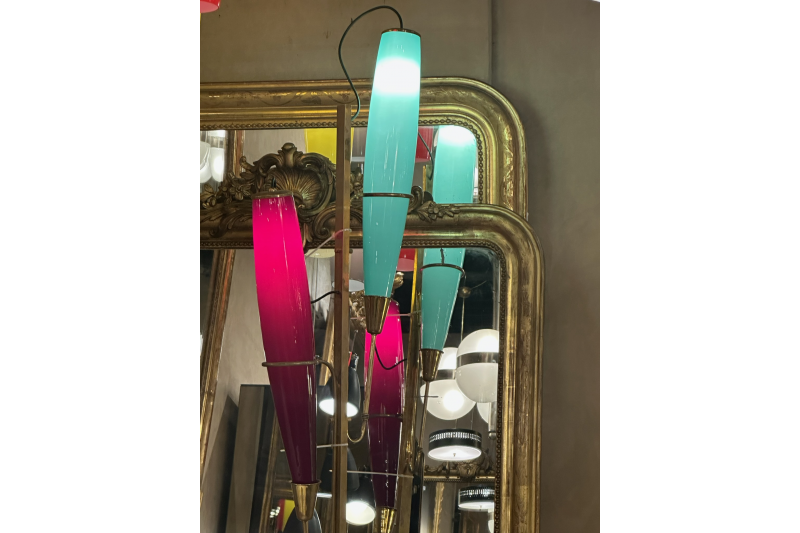 Large Italian Floor Lamp from the 1970s