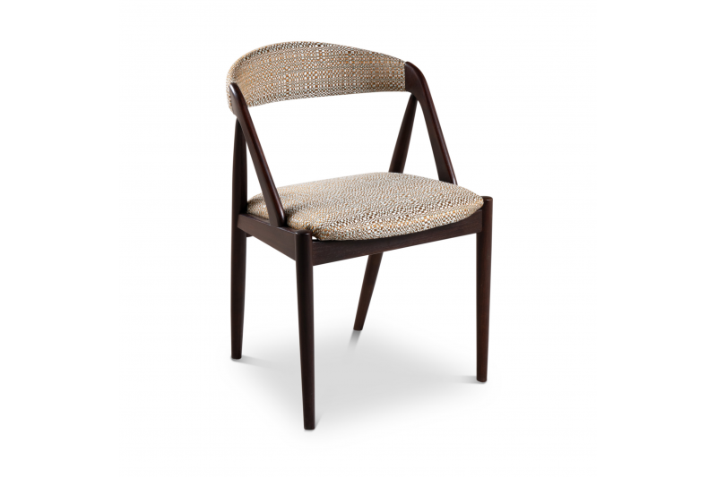 Ensemble de 4 chaises en teck foncé Kai Kristiansen