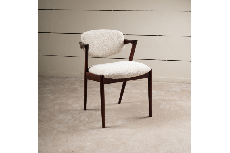 10 Chaises de Kai Kristiansen en palissandre