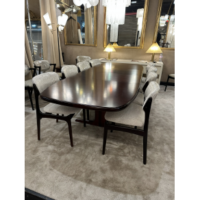 Table scandinave en palissandre 8-10