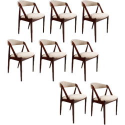 8 chaises 31 palissandre
