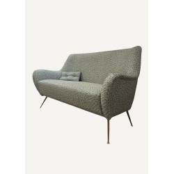 Small sofa, fully restored with...