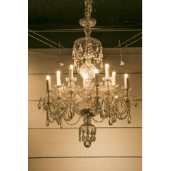 Venetian crystal chandelier 1960s