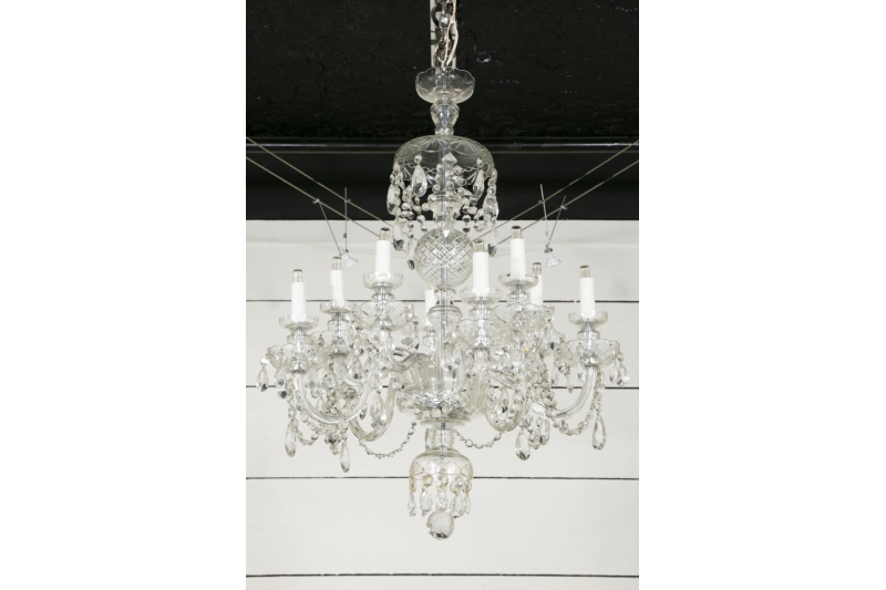 Venetian crystal chandelier 1960s