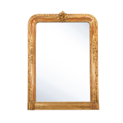 Small Louis Philippe giltwood mirror...