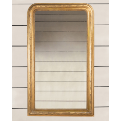 Miroir Louis Philippe en bois doré...