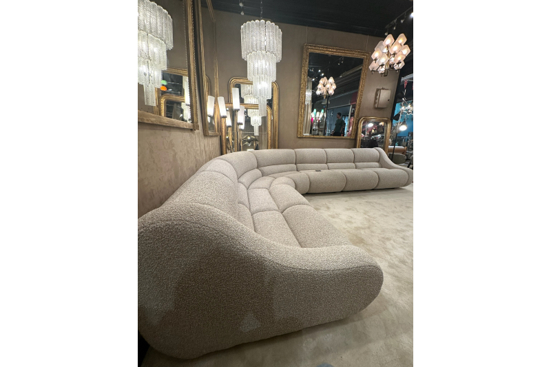 Large modular Italian sofa - 1970s