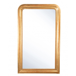 Miroir Louis Philippe en bois doré...