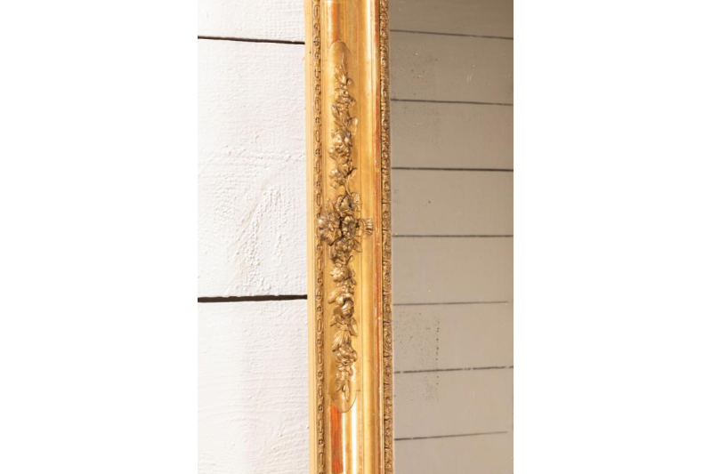 Gilt Wood Mirror H. 173 cm x L.68 cm