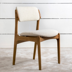 1960's Scandinavian solid oak chair
