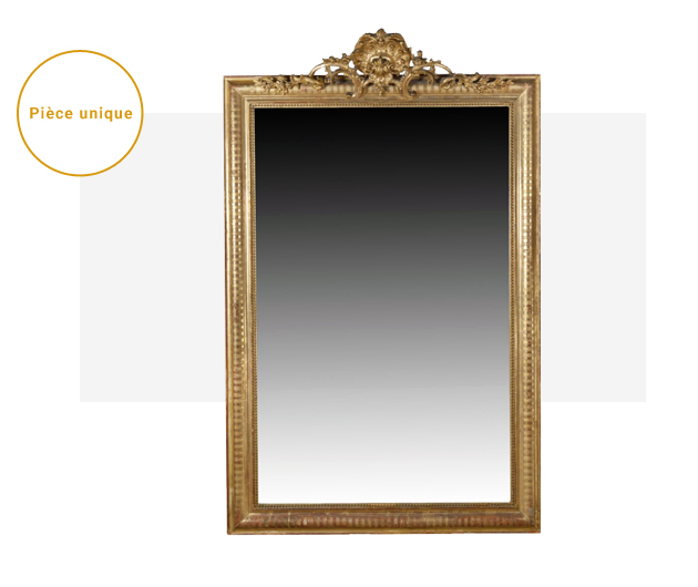 Gilded Louis Philippe mirror