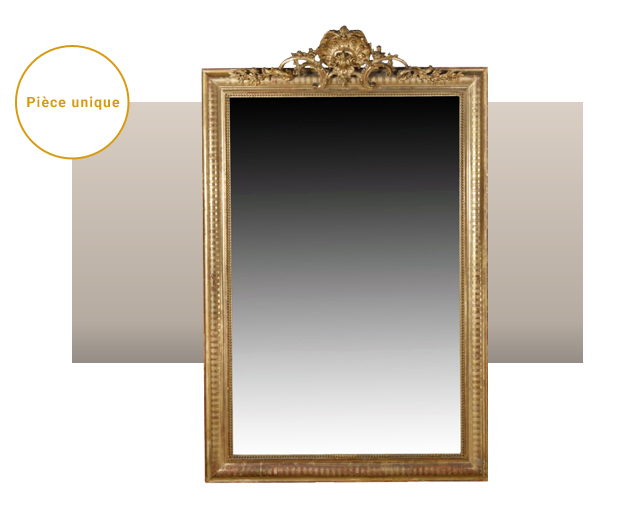 Gilded Louis Philippe mirror